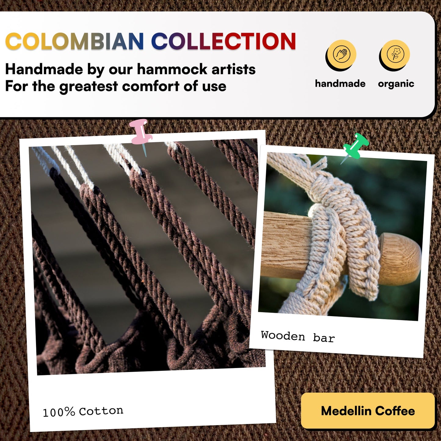 Gazelle Medellin Coffee Set - PotenzaHammocks